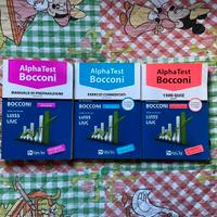 🇮🇹Set 3 libri Alpha Test Bocconi