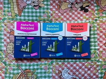 🇮🇹Set 3 libri Alpha Test Bocconi