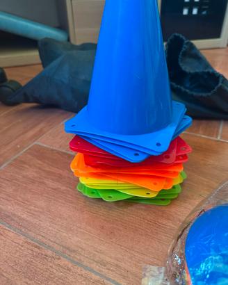 Set di allenamento per calcio con sacca 