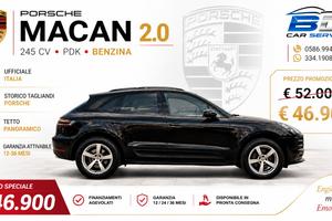 PORSCHE MACAN 2.0 245 CV PDK - UFFICIALE ITALIA - 