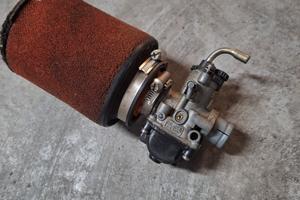 Carburatore 19 Dell'orto.Filtro Malossi.Collettore