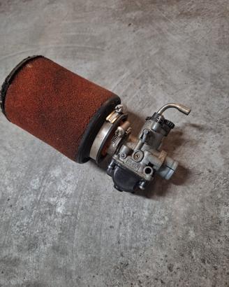 Carburatore 19 Dell'orto.Filtro Malossi.Collettore