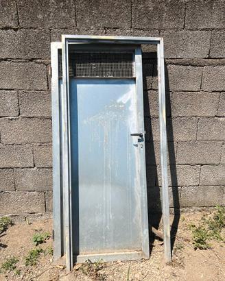 Porta ferro zincata