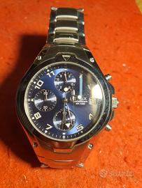 Orologio cronografo Timex con quadrante blu