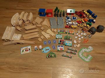 Pista legno LIDL circa 165 pezzi PLAYTIVE JUNIOR