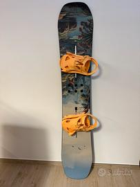 Burton Custom 150 2026 e attacchi Re-Flex step on