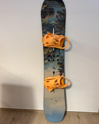 Burton Custom 150 2026 e attacchi Re-Flex step on