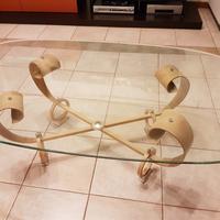 tavolino da fumo in ferro battuto