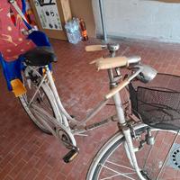 Bicicletta con freni a bacchette