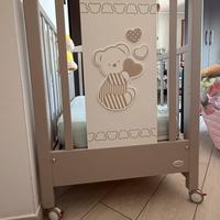 Lettino, bagnetto fasciatoio Foppapedretti