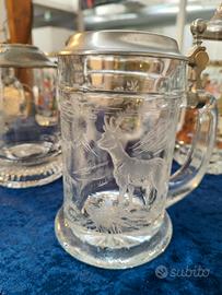 boccali in vetro 
