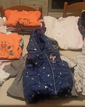 Vestiti vari da bambina 12-18m 