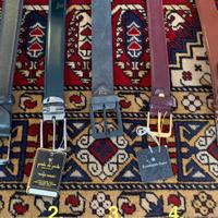 5 cinture in pelle “made in Italy”