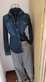 Pantalone effetto spinato Diana Gallesi 