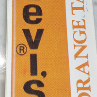 Adesivo vintage scritta Levis Orange Tab