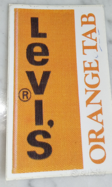 Adesivo vintage scritta Levis Orange Tab