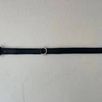 Collare in ecopelle nero