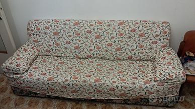 Divano 3 posti in cotone + copridivano - 250€