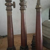 Spingarde vintage lance antincendio con  tubo 
