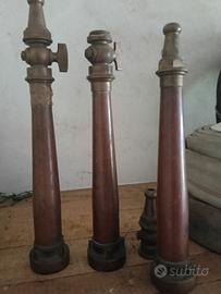 Spingarde vintage lance antincendio con  tubo 