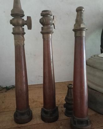 Spingarde vintage lance antincendio con  tubo 