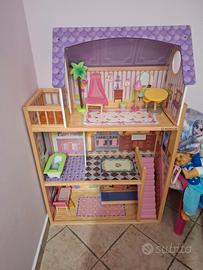 casa bambole in legno