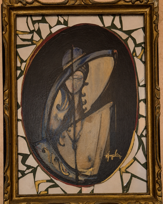 Quadro originale di Luciano Angeleri- Figura di do
