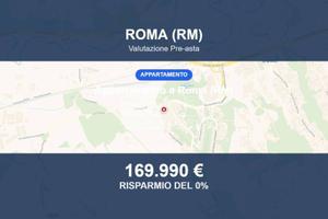 Immobile in asta di 78 m² con box auto a Roma