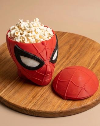 Porta pop corn di spider man stampato in 3d