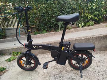 DYU A5 Bici elettrica pieghevole 