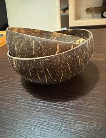 Set ciotole guscio di cocco