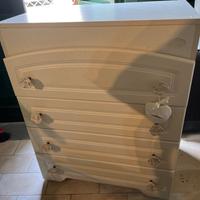 Cassettiera bimba beige