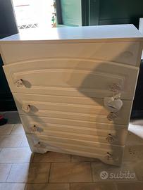 Cassettiera bimba beige