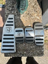 Pedaliera alluminio abarth