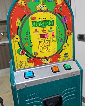 Set Arcade Vintage Completo: Slot "FUN FRUIT" Nova
