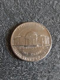 5 cents 1974 Monticello Jefferson Stati Uniti