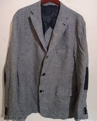 Gutteridge - Blazer 100% Lino - Fantasia Micro-Che