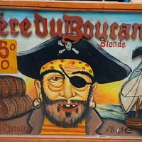 QUADRO IN RILIEVO VINTAGE BIERE DU BOUCANIERE