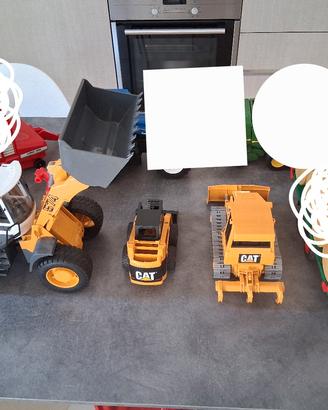 set Bruder trattori ruspa carretti