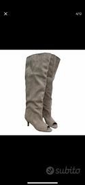 Stivali camoscio nuovi