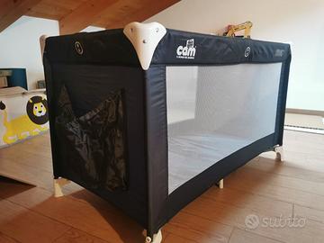 Lettino pieghevole da campeggio + materasso