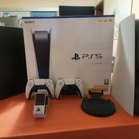 PlayStation 5 edizione disco + 2 controller + altr