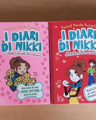 n. 2 libri "I DIARI DI NIKKI"per ragazze