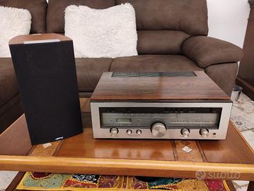 Sintoaplificatore Luxman con diffusori Jamo