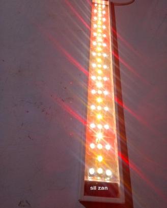 Plafoniera a led 60 cm con alba tramonto