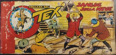 Collana Tex - Sangue sulla neve fumetto a strisce