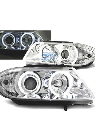 FARI BMW E90 E91 05-08 OCCHI ANGEL CCFL CROMATI