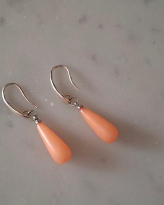 Acc Bijoux Vintage Orecchini Rosa