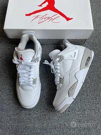 Jordan 4 Retro White Oreo 38