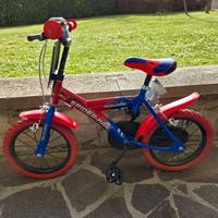 Bicicletta bimbo di Spiderman, ruote da 14''